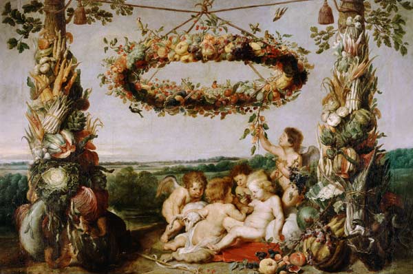 Der Jesusknabe mit Johannes und Engeln from Peter Paul Rubens