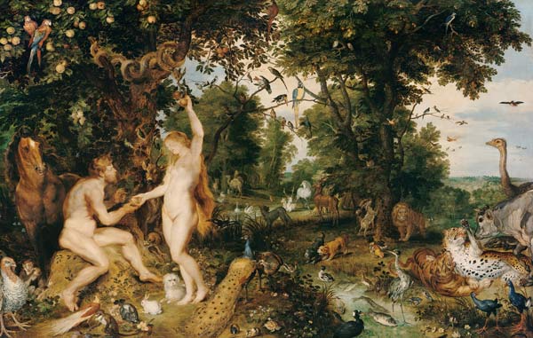 Das Paradies (Adam und Eva / Der Sündenfall) from Peter Paul Rubens