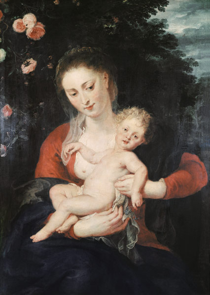 Madonna with forget-me-not / Rubens from Peter Paul Rubens