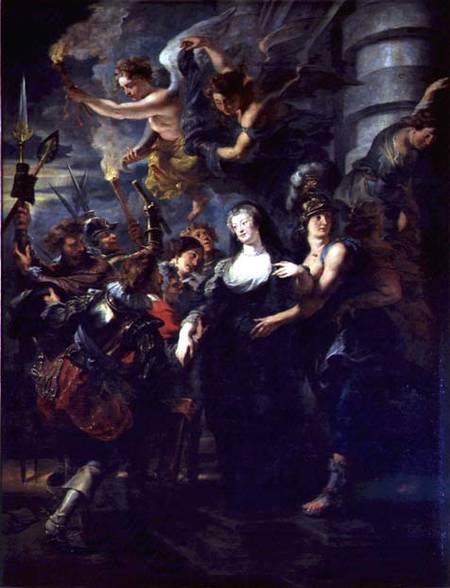 The Medici Cycle: Marie de Medici (1573-1642) Escaping from Blois, 21st-22nd February 1619 from Peter Paul Rubens
