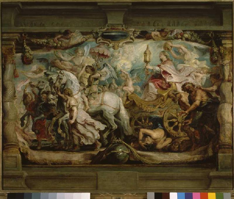 Der Triumphzug der Ecclesia. (Triumph d. Eucharistie über Unwissenheit und Verblendung from Peter Paul Rubens