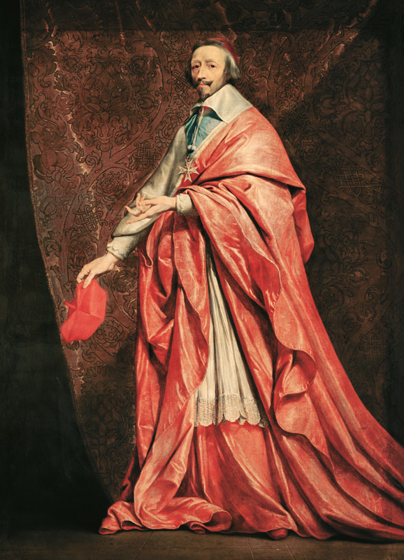 Cardinal de Richelieu from Philippe de Champaigne