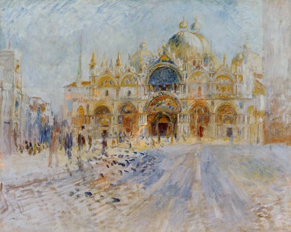 Markusplatz in Venedig from Pierre-Auguste Renoir
