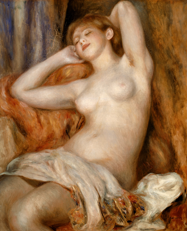 Schlafende Baigneuse from Pierre-Auguste Renoir