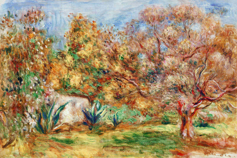 Olivengarten from Pierre-Auguste Renoir