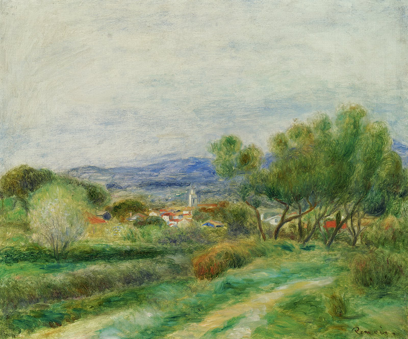 Grüne Landschaft (La Seyne) from Pierre-Auguste Renoir