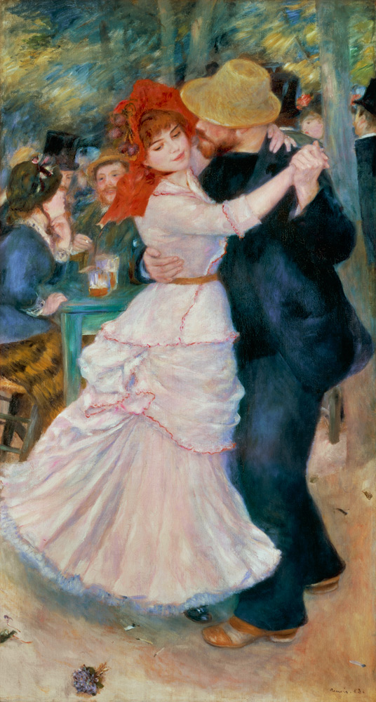 Tanz in Bougival from Pierre-Auguste Renoir