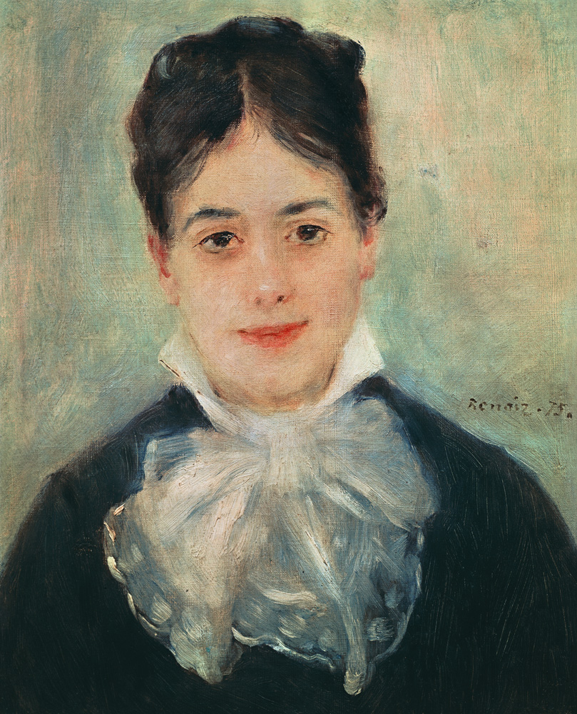 Woman Smiling from Pierre-Auguste Renoir