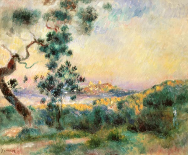 Ansicht von Antibes. from Pierre-Auguste Renoir