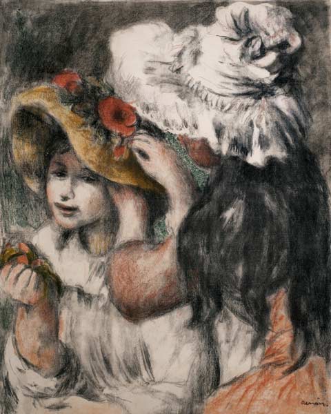 Die Hutnadel from Pierre-Auguste Renoir