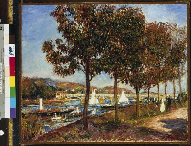 Herbst an der Brücke von Argenteuil from Pierre-Auguste Renoir