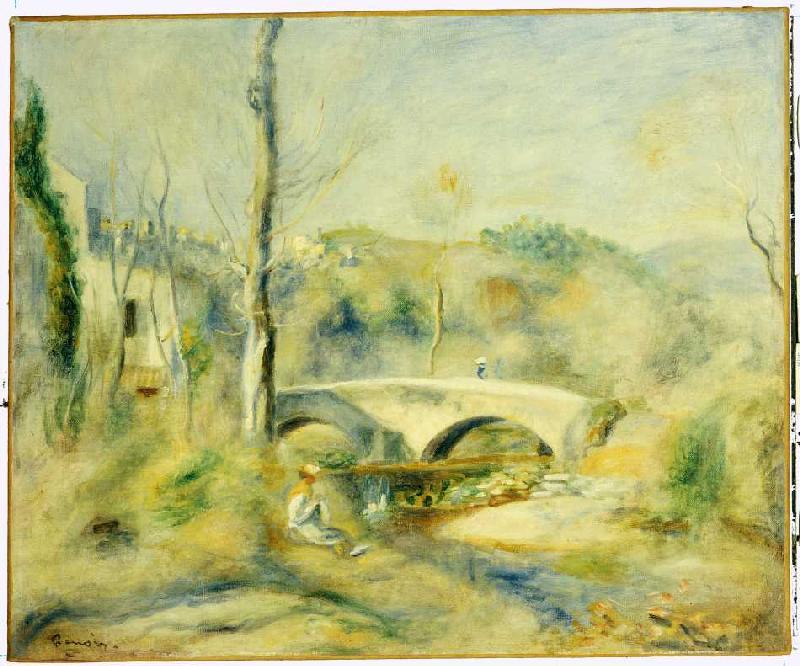 Landschaft mit Brücke from Pierre-Auguste Renoir