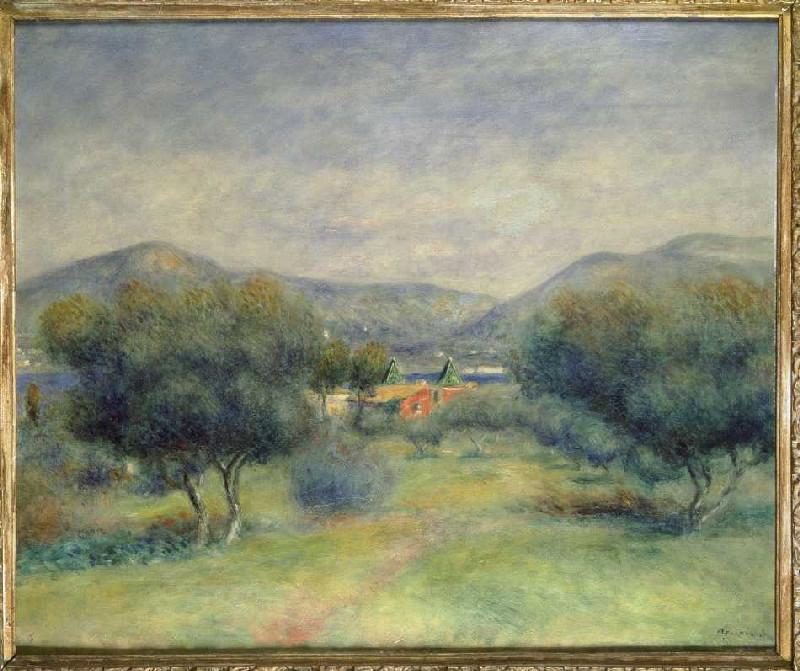 Landschaft bei Toulons. from Pierre-Auguste Renoir