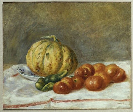 Melon and Tomatoes from Pierre-Auguste Renoir