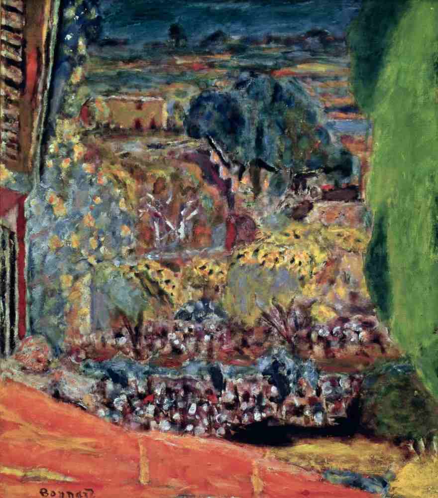 The Red Roof at Le Cannet from Pierre Bonnard