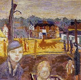 Frau und Kind auf der Strasse from Pierre Bonnard