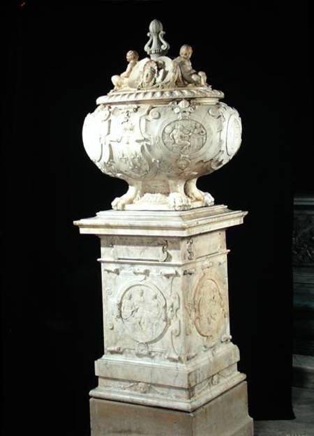 Funerary urn containing the heart of Francois I (1494-1547) from Pierre Bontemps