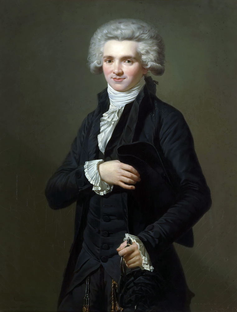 Portrait of Maximilien de Robespierre (1758-1794) from Pierre Roch Vigneron