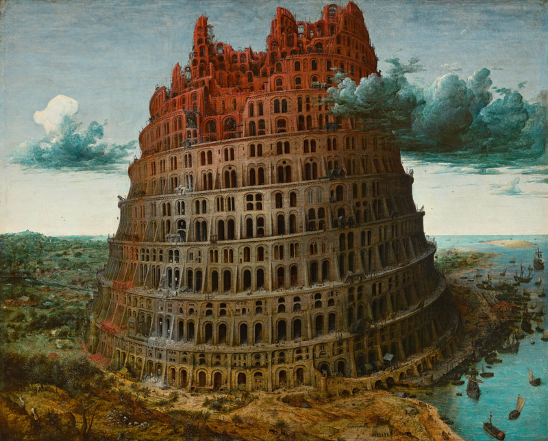 Turmbau zu Babel II from Pieter Brueghel d. Ä.