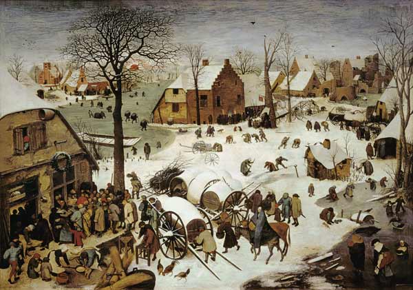 Volkszählung zu Bethlehem from Pieter Brueghel d. Ä.