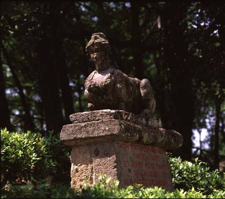 Sphinx, from the 'Parco dei Mostri' from Pirro  Ligorio