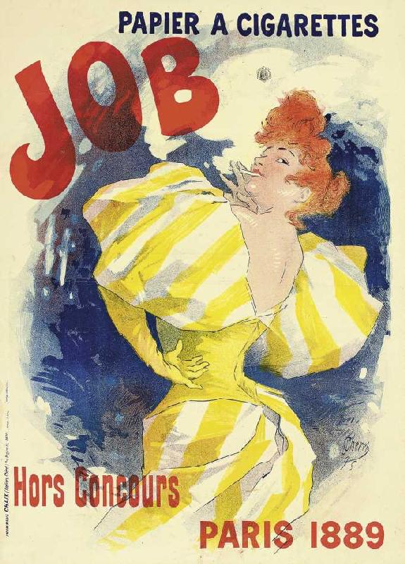 Job, papier à cigarettes from Plakatkunst