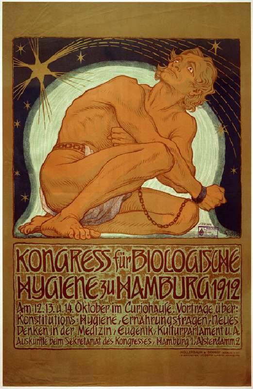 "Kongress für Biologische Hygiene zu Hamburg 1912" from Plakatkunst