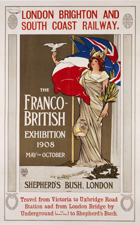 The Franco-British Exhibition, 1908 from Plakatkunst