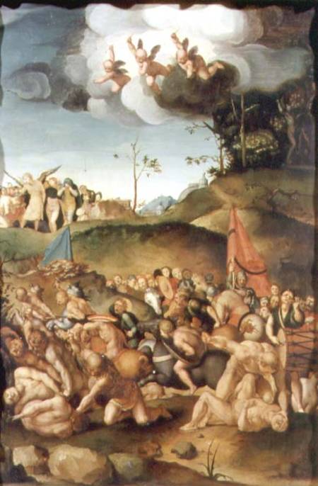 The Martyrdom of the Ten Thousand from Pontormo,Jacopo Carucci da