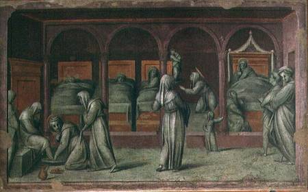 The Women's Ward in the Hospital of St. Matthew from Pontormo,Jacopo Carucci da