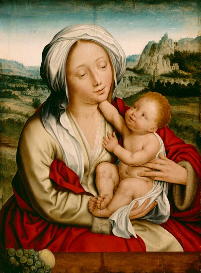 Madonna and Child from Quentin Massys or Metsys