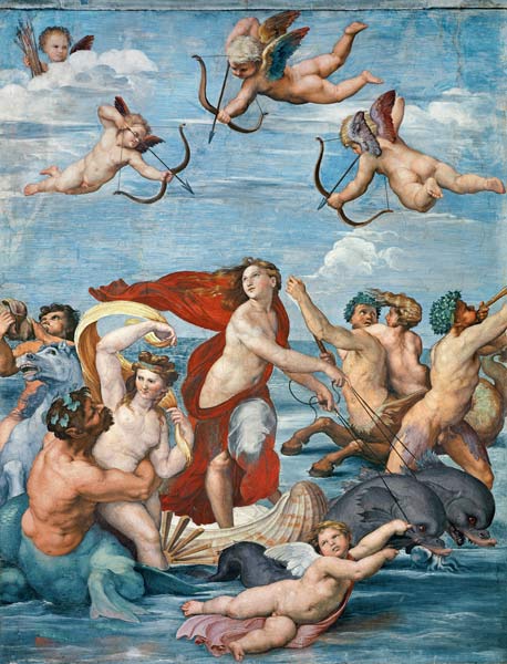 Der Triumph der Galathea from (Raffael) Raffaello Santi