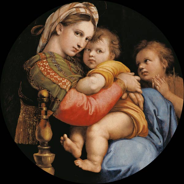 After Raphael / Madonna della Sedia from (Raffael) Raffaello Santi