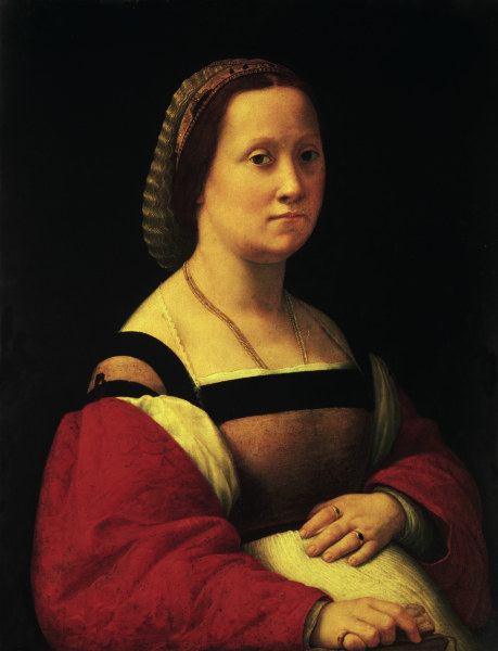 Raphael / Donna gravida / c.1505 from (Raffael) Raffaello Santi