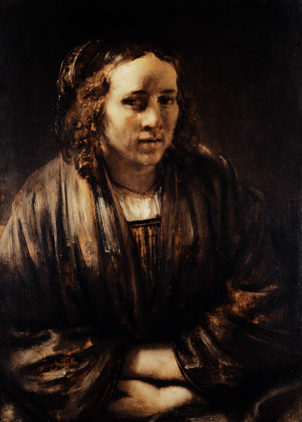 Bildnis der Hendrickje Stoffels. from Rembrandt van Rijn