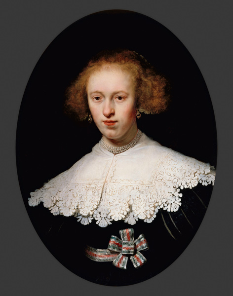 Portrait of a Young Woman from Rembrandt van Rijn