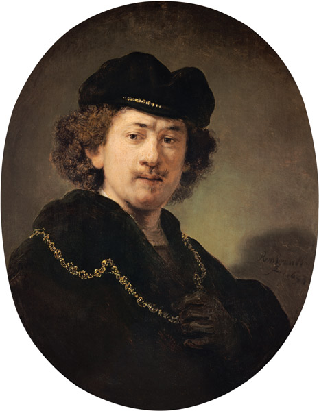 Selbstbildnis mit der goldenen Kette from Rembrandt van Rijn