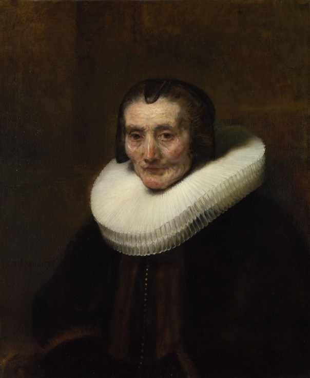 Portrait of Margaretha de Geer, Wife of Jacob Trip from Rembrandt van Rijn