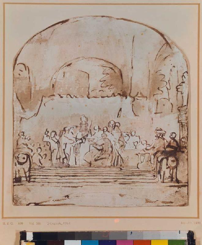 Die Verschwörung des Claudius Civilis. from Rembrandt van Rijn