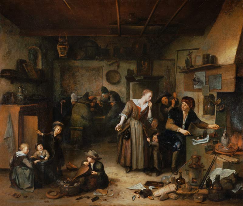 In der Werkstatt des Alchimisten from Richard Brakenburgh