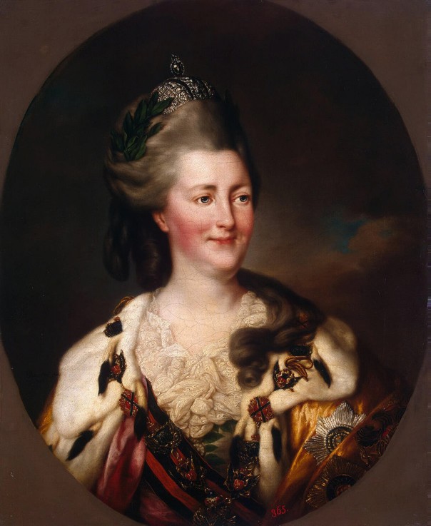 Portrait of Empress Catherine II (1729-1796) from Richard Brompton