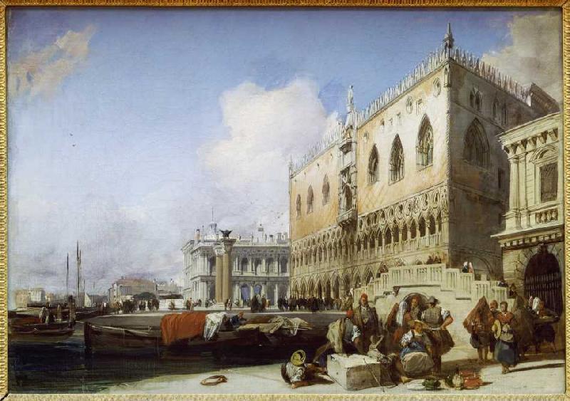 Venedig, Dogenpalast. from Richard Parkes Bonington