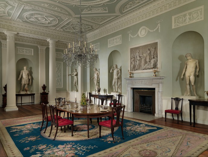Dining room from Lansdowne House, London from Robert Adam