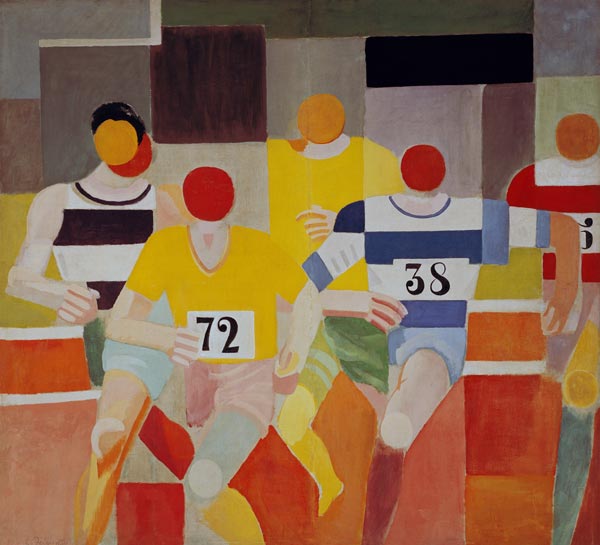 Les Coureurs. from Robert Delaunay