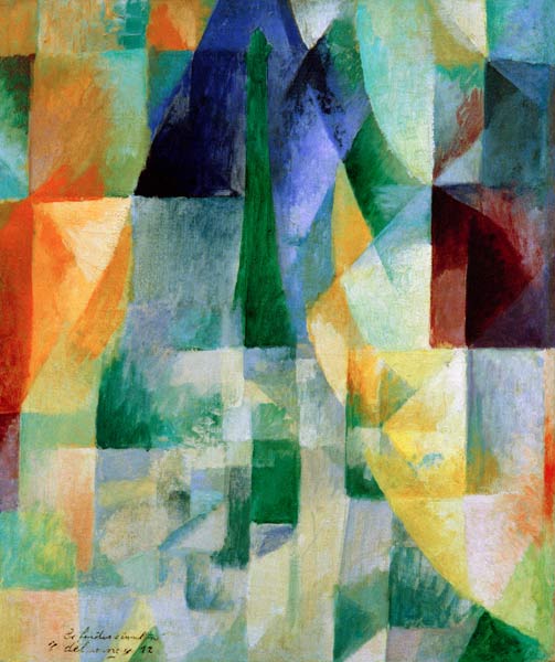 Simultane Fenster (2. Motiv, 1. Teil)  from Robert Delaunay