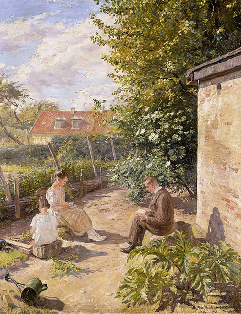 Im Garten, 1923 from Robert Panitzsch
