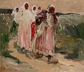 Erntefrauen in Russland. from Robert Sterl