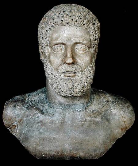 Bust of Hercules from Roman