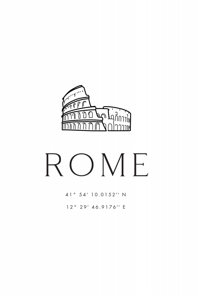 Rom stimmt mit der Skizze des Kolosseums überein from Rosana Laiz Blursbyai