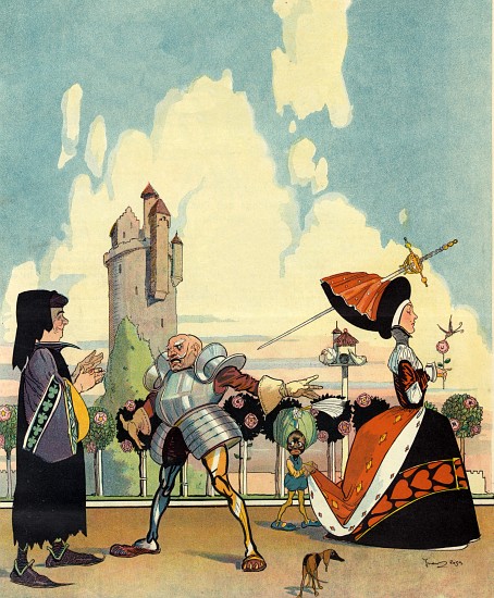 As it was in 1400, Front Cover of Puck, July from Ross Gordon